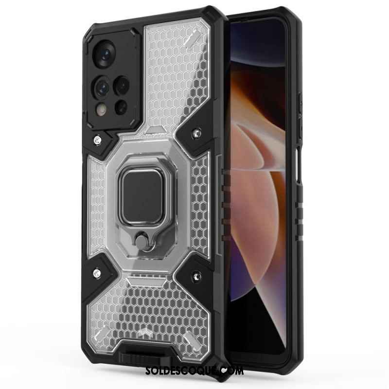 Coque Xiaomi Redmi Note 11 Pro Plus 5G Nid d'Abeille avec Anneau