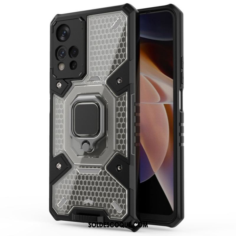 Coque Xiaomi Redmi Note 11 Pro Plus 5G Nid d'Abeille avec Anneau