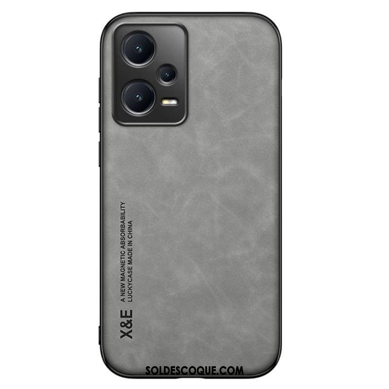 Coque Xiaomi Redmi Note 12 Pro Plus Cuir Effet Cuir X&E