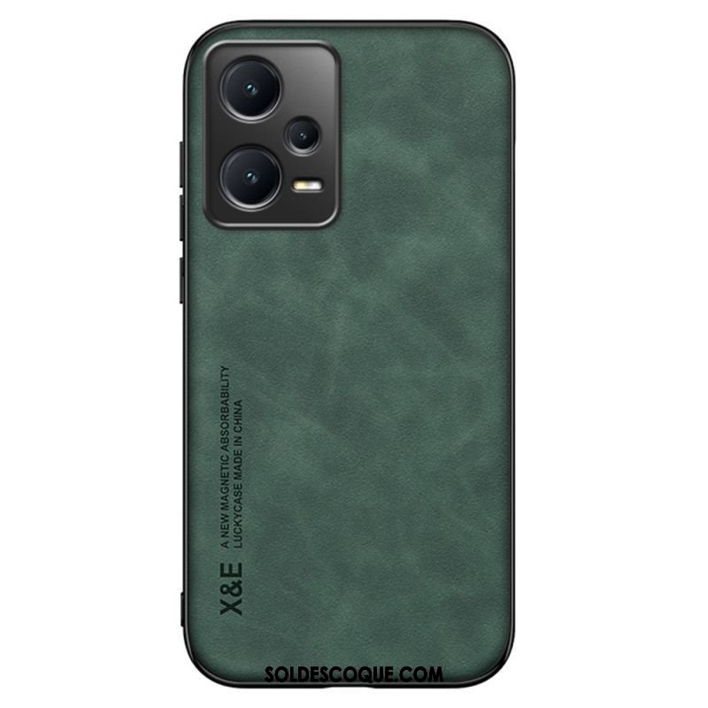 Coque Xiaomi Redmi Note 12 Pro Plus Cuir Effet Cuir X&E