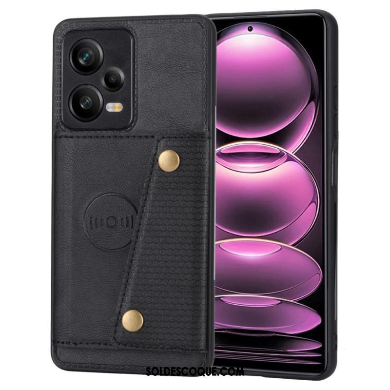 Coque Xiaomi Redmi Note 12 Pro/Poco X5 Pro 5G Porte-Cartes Support