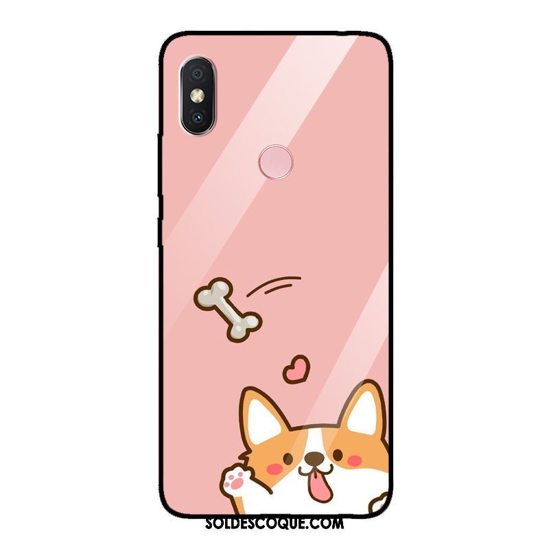 Coque Xiaomi Redmi Note 5 Bleu Drôle Miroir Chiens Rouge Soldes