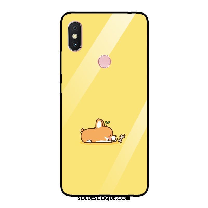 Coque Xiaomi Redmi Note 5 Bleu Drôle Miroir Chiens Rouge Soldes