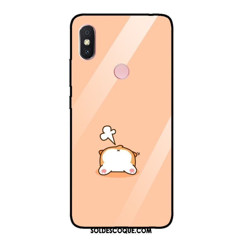 Coque Xiaomi Redmi Note 5 Bleu Drôle Miroir Chiens Rouge Soldes