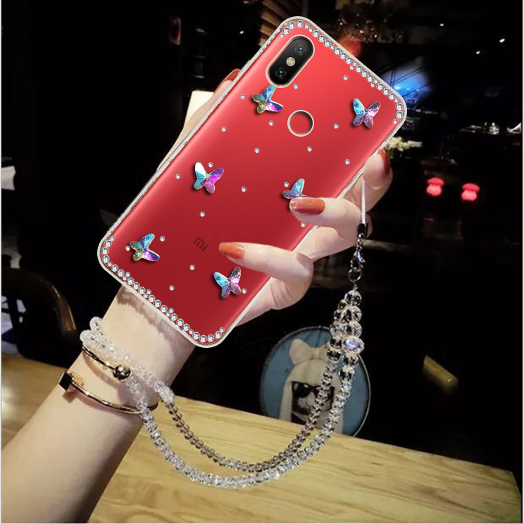 Coque Xiaomi Redmi Note 5 Fluide Doux Incassable Strass Luxe Petit Pas Cher