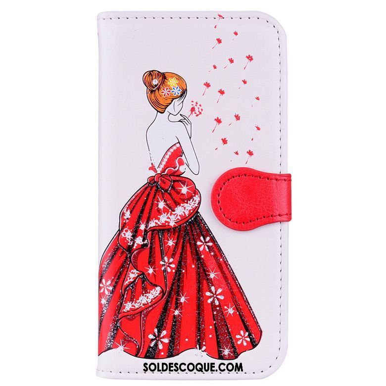 Coque Xiaomi Redmi Note 5 Petit Étui Étui En Cuir Protection Rouge Pas Cher