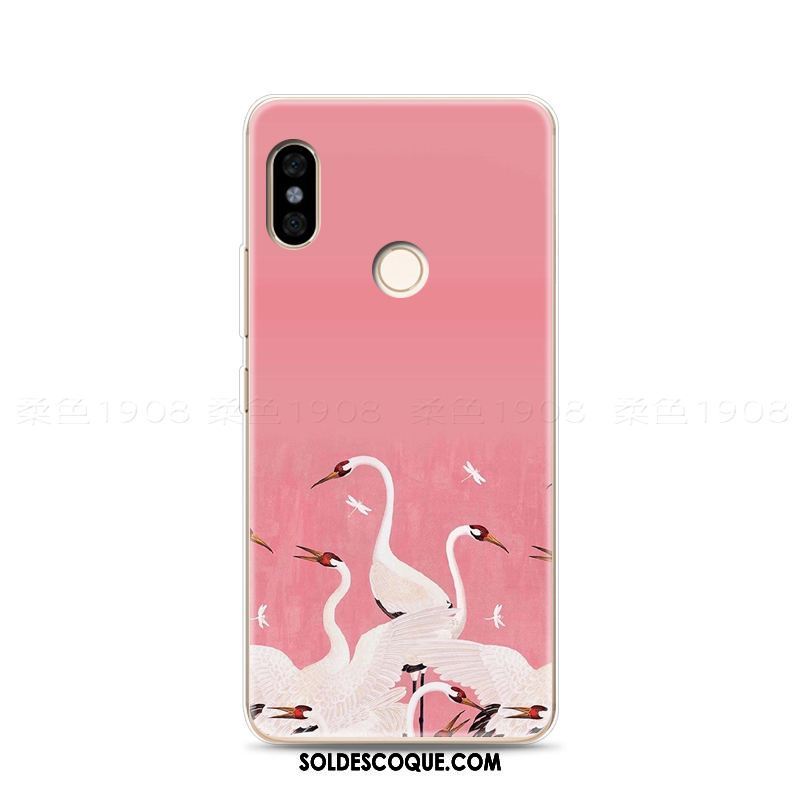 Coque Xiaomi Redmi Note 5 Rose Téléphone Portable Frais Petit Tendance Pas Cher
