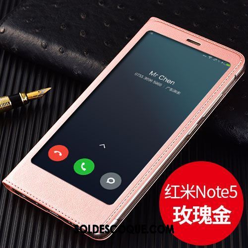 Coque Xiaomi Redmi Note 5 Rouge Incassable Protection Téléphone Portable Clamshell Housse En Vente