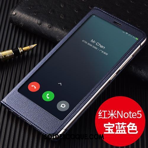 Coque Xiaomi Redmi Note 5 Rouge Incassable Protection Téléphone Portable Clamshell Housse En Vente