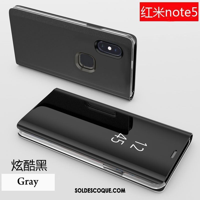 Coque Xiaomi Redmi Note 5 Rouge Téléphone Portable Gris Haute Petit En Vente