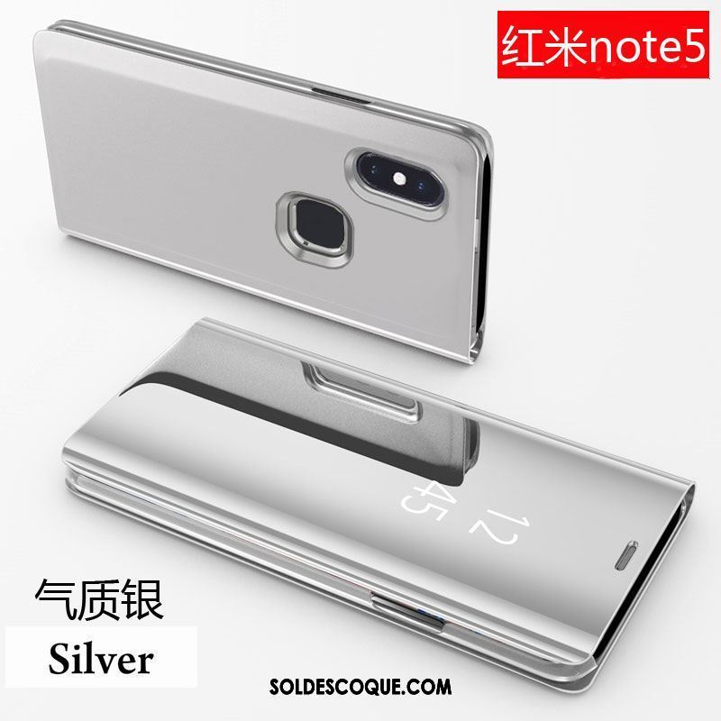 Coque Xiaomi Redmi Note 5 Rouge Téléphone Portable Gris Haute Petit En Vente