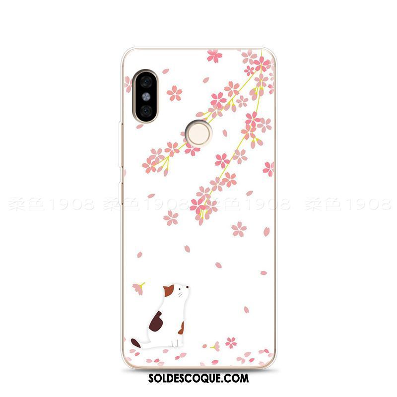 Coque Xiaomi Redmi Note 5 Sakura Frais Téléphone Portable Art Rouge En Ligne