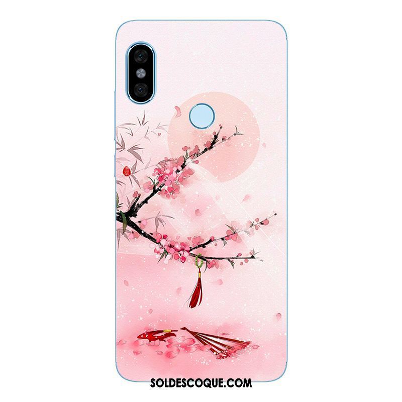 Coque Xiaomi Redmi Note 5 Silicone Étui Paysage Vent Bleu Housse En Ligne