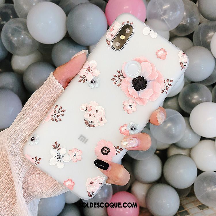 Coque Xiaomi Redmi Note 5 Tout Compris Incassable Fleur De Pêche Petit Étui France