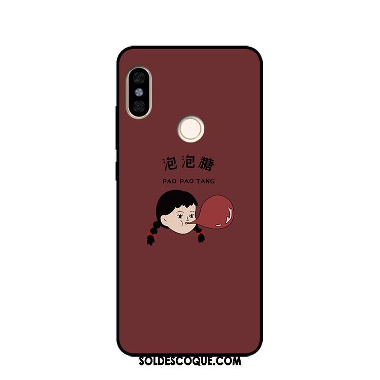 Coque Xiaomi Redmi Note 5 Téléphone Portable Nostalgique Style Chinois Rouge Bulle Housse Pas Cher