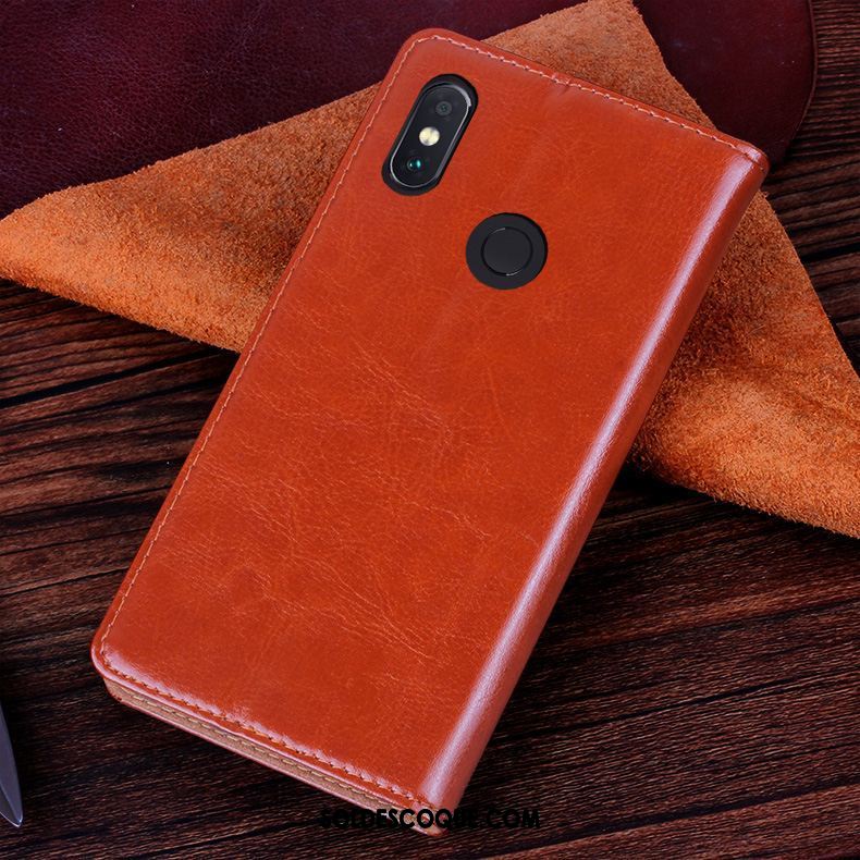 Coque Xiaomi Redmi Note 5 Étui Bleu Étui En Cuir Incassable Protection Soldes