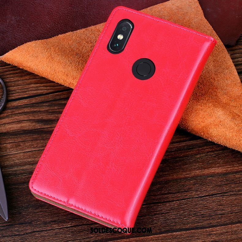 Coque Xiaomi Redmi Note 5 Étui Bleu Étui En Cuir Incassable Protection Soldes