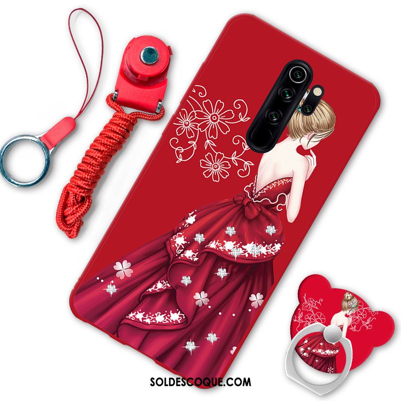 Coque Xiaomi Redmi Note 8 Pro Amoureux Dessin Animé Rouge Téléphone Portable Incassable Housse En Vente