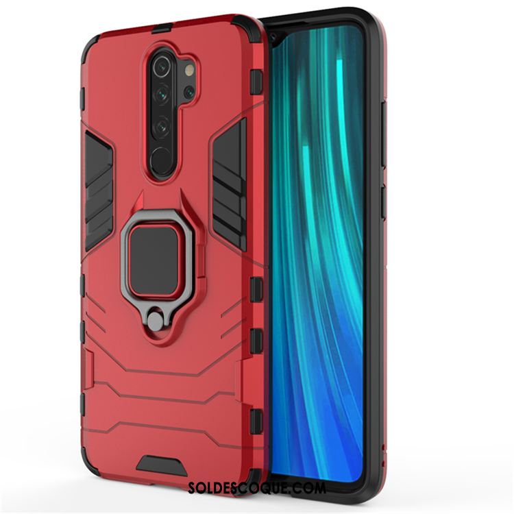 Coque Xiaomi Redmi Note 8 Pro Anneau Rouge Étui Tout Compris Petit Pas Cher