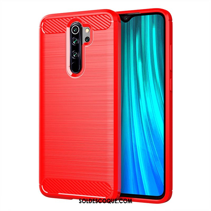 Coque Xiaomi Redmi Note 8 Pro Business Rouge Fluide Doux Tout Compris Ballon Housse Pas Cher