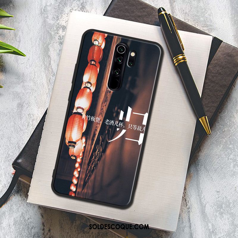 Coque Xiaomi Redmi Note 8 Pro Incassable Créatif Protection Richesse Rouge En Vente