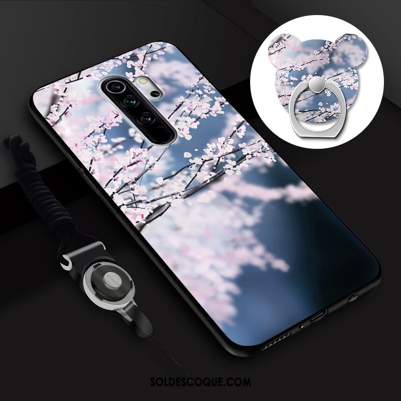 Coque Xiaomi Redmi Note 8 Pro Ornements Suspendus Membrane Petit Tempérer Anneau Soldes