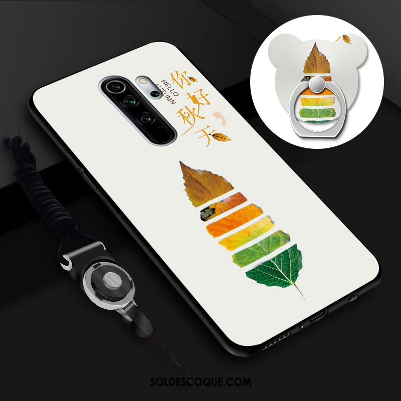 Coque Xiaomi Redmi Note 8 Pro Ornements Suspendus Membrane Petit Tempérer Anneau Soldes