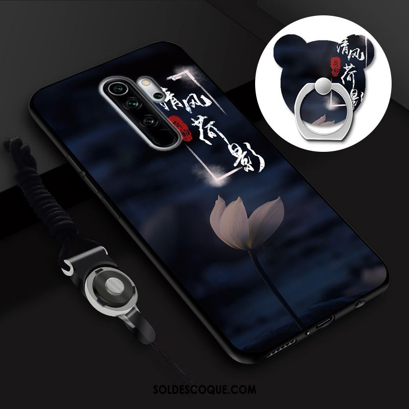 Coque Xiaomi Redmi Note 8 Pro Ornements Suspendus Membrane Petit Tempérer Anneau Soldes