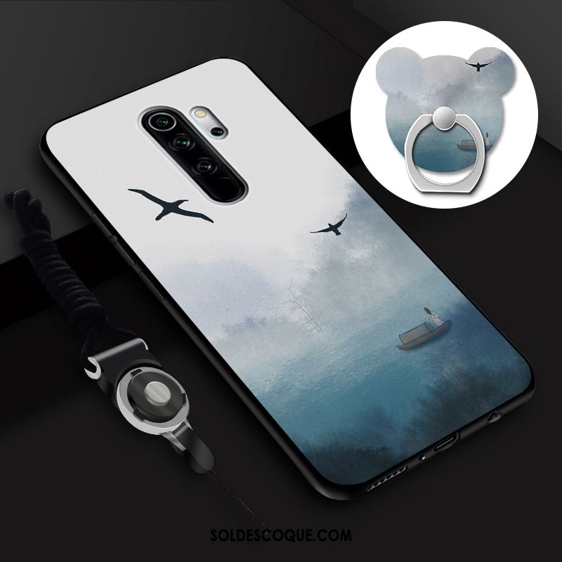 Coque Xiaomi Redmi Note 8 Pro Ornements Suspendus Membrane Petit Tempérer Anneau Soldes