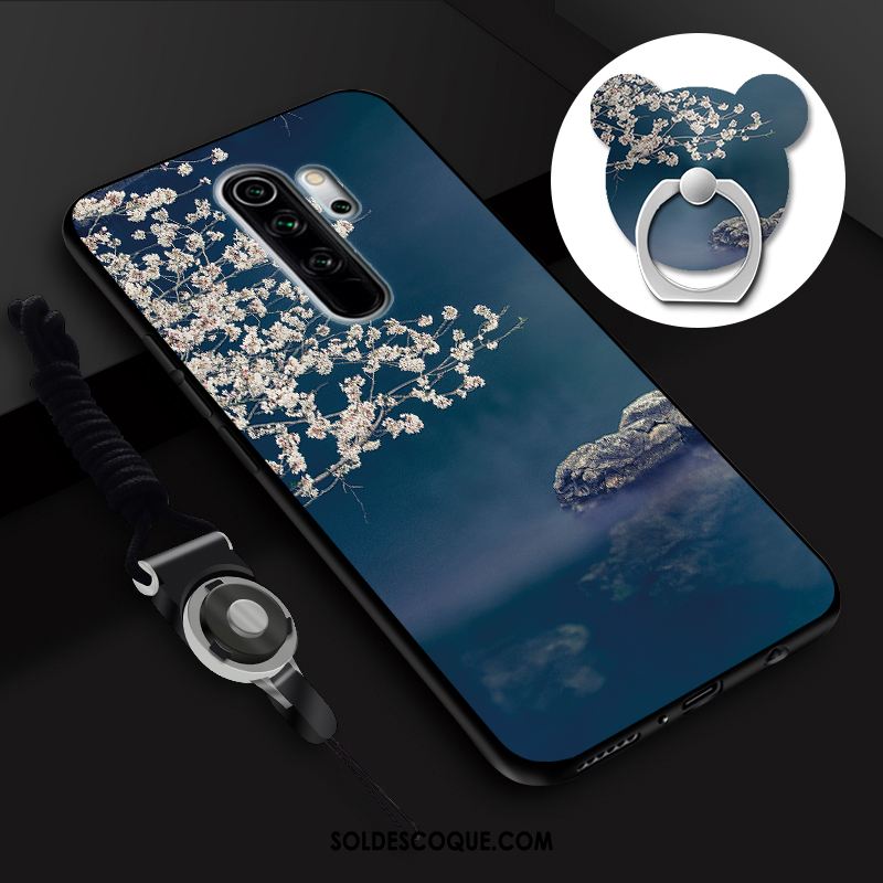 Coque Xiaomi Redmi Note 8 Pro Ornements Suspendus Membrane Petit Tempérer Anneau Soldes