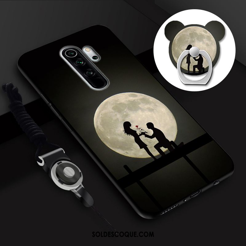 Coque Xiaomi Redmi Note 8 Pro Ornements Suspendus Membrane Petit Tempérer Anneau Soldes