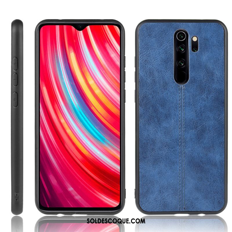 Coque Xiaomi Redmi Note 8 Pro Protection Petit Noir Rouge Étui Housse En Vente