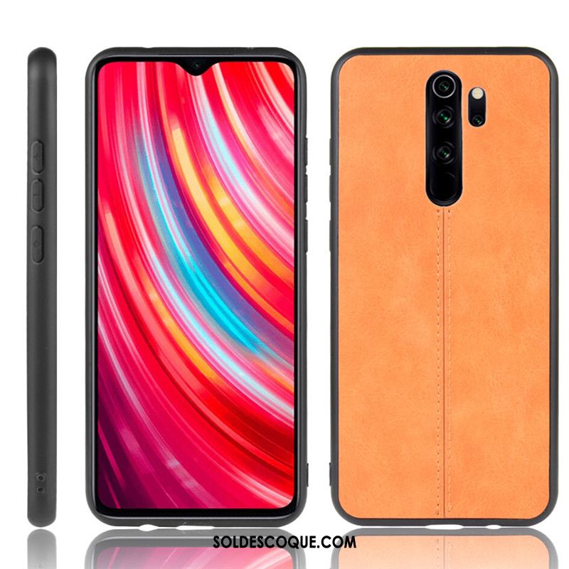 Coque Xiaomi Redmi Note 8 Pro Protection Petit Noir Rouge Étui Housse En Vente