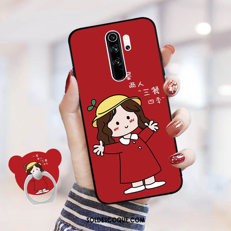 Coque Xiaomi Redmi Note 8 Pro Rouge Protection Téléphone Portable Petit Incassable Soldes
