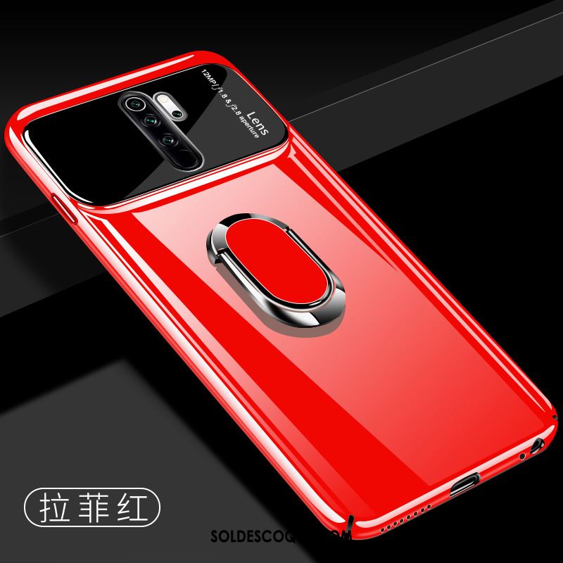 Coque Xiaomi Redmi Note 8 Pro Tendance Difficile Rouge Téléphone Portable Étui Housse Soldes