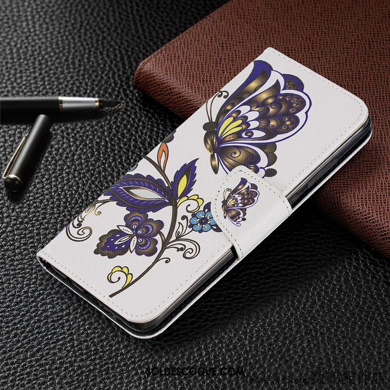 Coque Xiaomi Redmi Note 8 Pro Étui En Cuir Dessin Animé Personnalité Rouge Petit Housse En Ligne