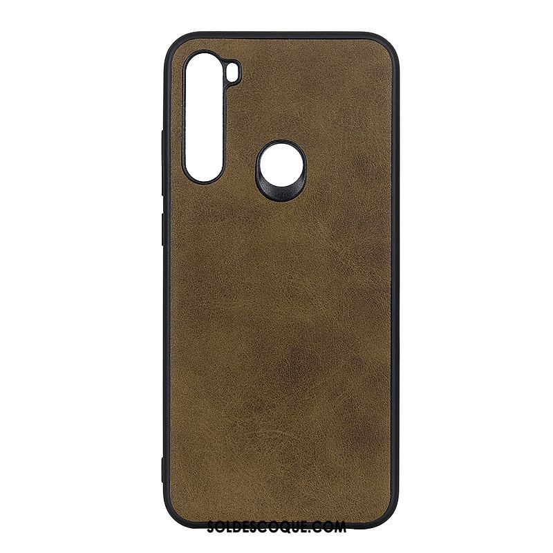 Coque Xiaomi Redmi Note 8t Cuir Tout Compris Rouge Vin Rouge Difficile Soldes