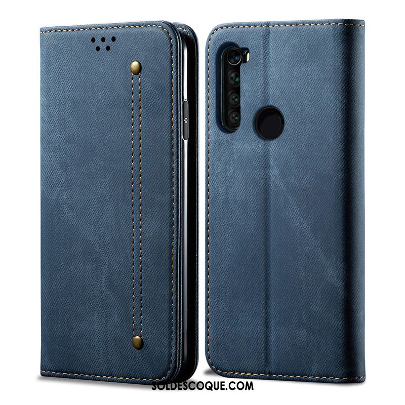 Coque Xiaomi Redmi Note 8t Incassable Cuir Véritable Étui En Cuir Téléphone Portable Mode Housse Soldes