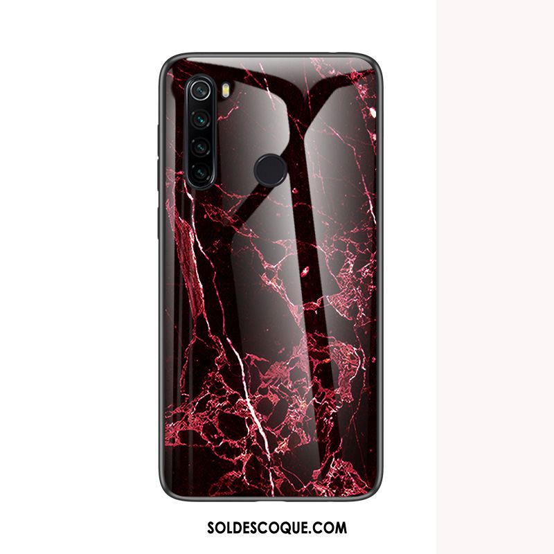 Coque Xiaomi Redmi Note 8t Membrane Téléphone Portable Difficile Grand Net Rouge Soldes