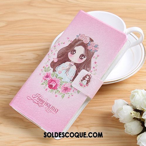 Coque Xiaomi Redmi S2 Fluide Doux Étui En Cuir Incassable Rouge Rose France