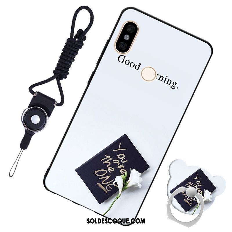 Coque Xiaomi Redmi S2 Incassable Étui En Cuir Bleu Fluide Doux Ornements Suspendus Housse France