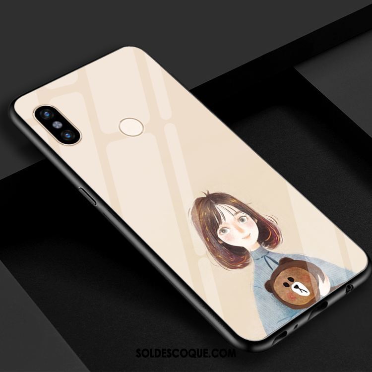 Coque Xiaomi Redmi S2 Miroir Blanc Simple Rouge Petit Housse En Vente