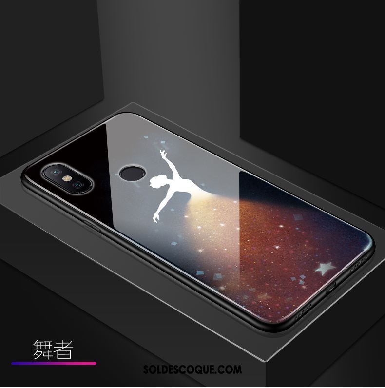 Coque Xiaomi Redmi S2 Ornements Suspendus Silicone Tendance Noir Personnalité Pas Cher