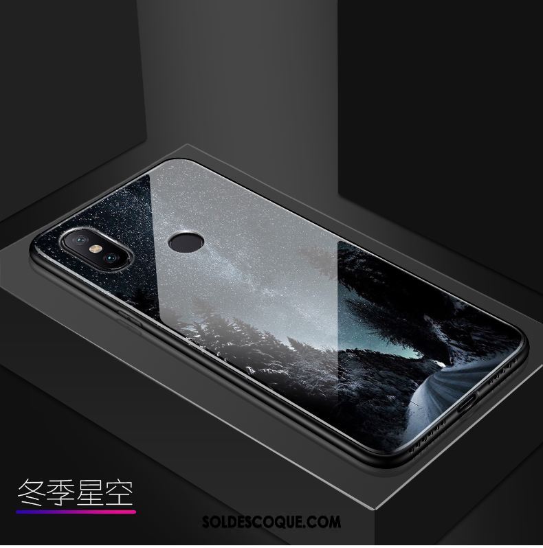 Coque Xiaomi Redmi S2 Ornements Suspendus Silicone Tendance Noir Personnalité Pas Cher