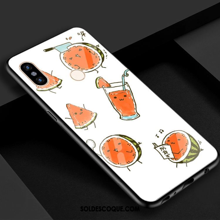 Coque Xiaomi Redmi S2 Pastèque Miroir Verre Trempé Téléphone Portable Frais France