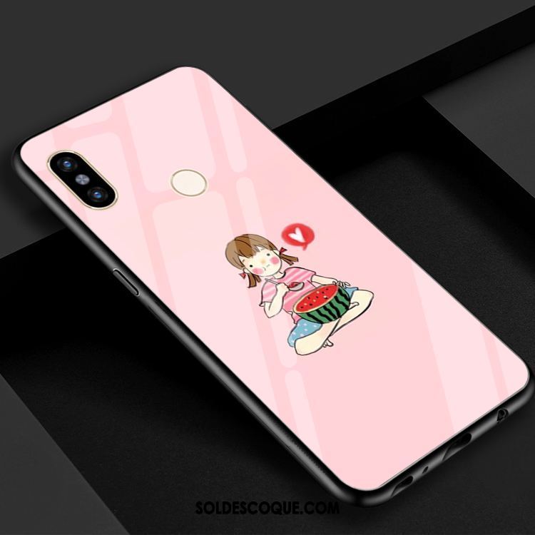 Coque Xiaomi Redmi S2 Pastèque Miroir Verre Trempé Téléphone Portable Frais France