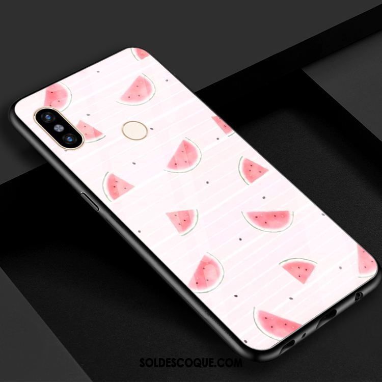 Coque Xiaomi Redmi S2 Pastèque Miroir Verre Trempé Téléphone Portable Frais France