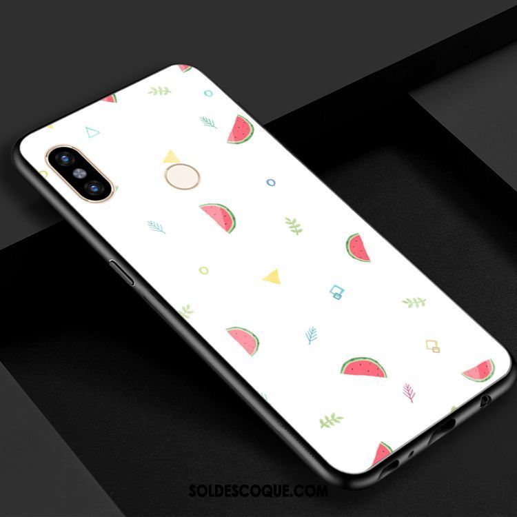 Coque Xiaomi Redmi S2 Pastèque Miroir Verre Trempé Téléphone Portable Frais France