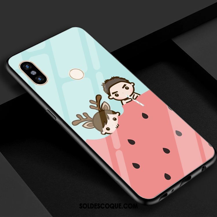 Coque Xiaomi Redmi S2 Pastèque Miroir Verre Trempé Téléphone Portable Frais France