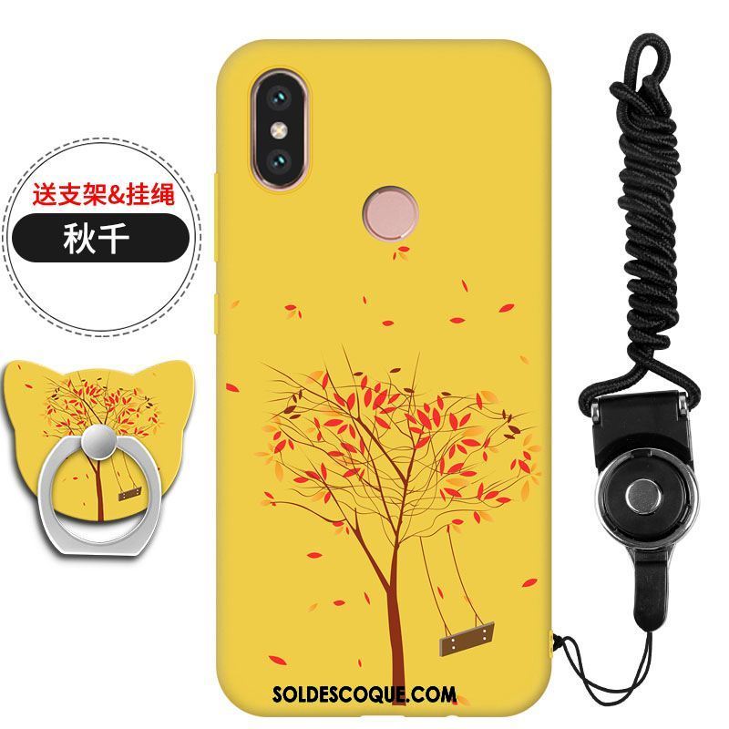 Coque Xiaomi Redmi S2 Personnalité Jaune Rouge Noir Silicone En Vente